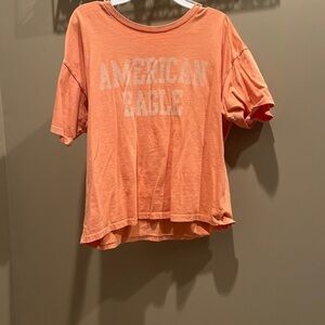 American Eagle Cropped Tee
